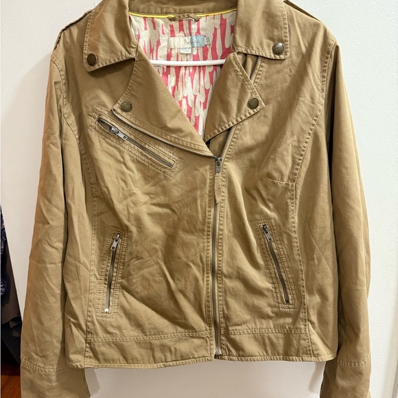 Boden Women's Tan Utility Jacket Size 16 - Picture 1 of 3
